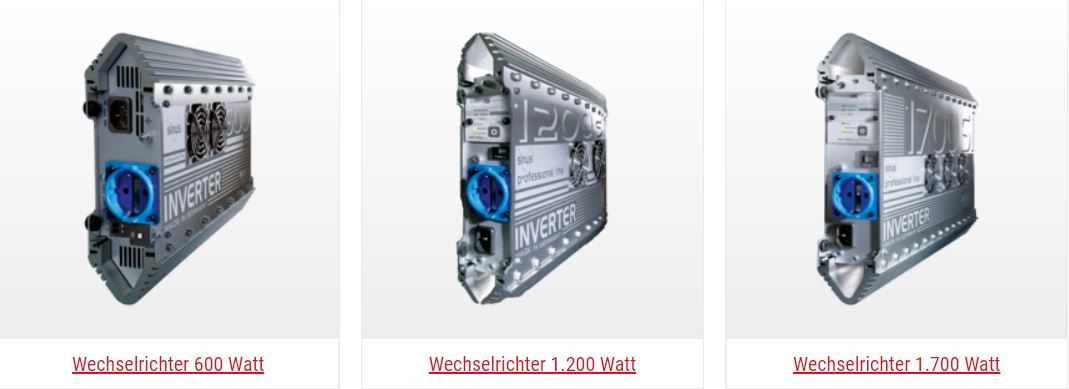 Büttner Elektronik Wechselrichter Industriegarage AG 600W 1200W 1700W